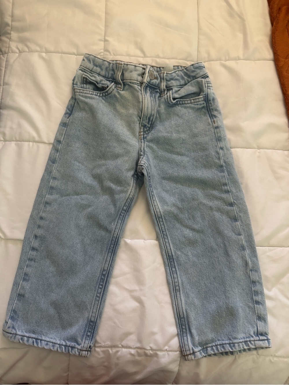 H&M Light Blue Kids Straight-Leg Jeans